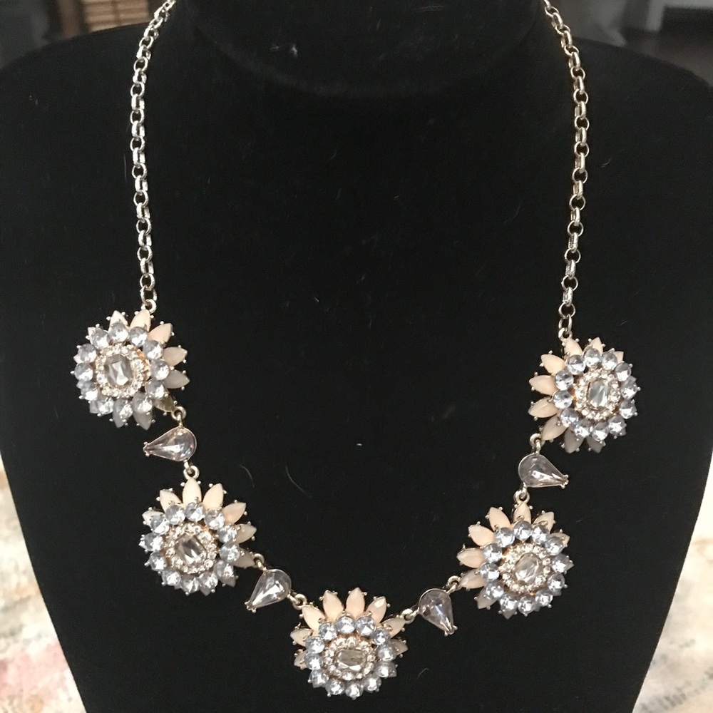 Whbm Rhinestone Statement Necklace - image 1